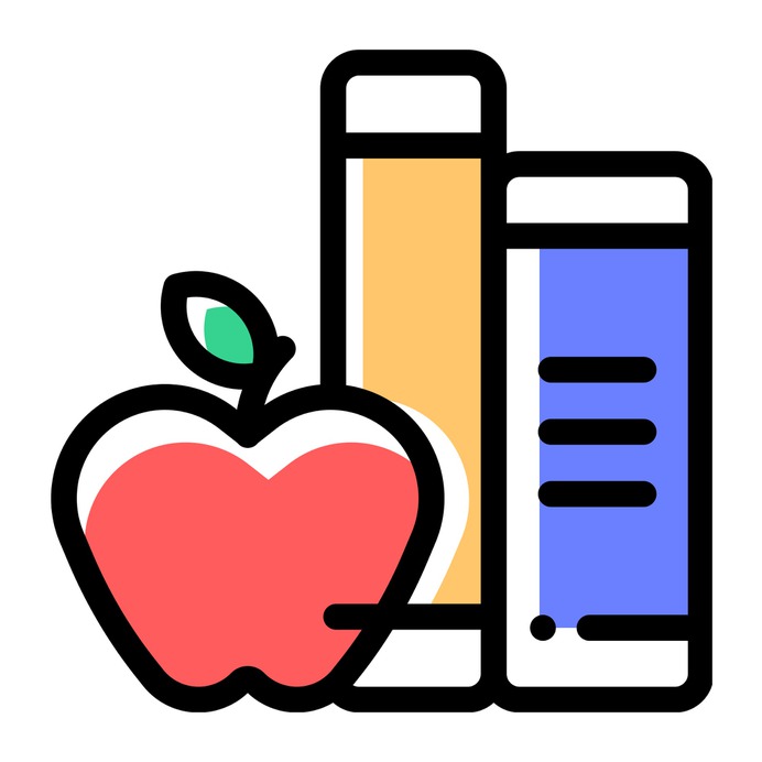 See more icon inspiration related to book, learn, food and restaurant, intelligent, growth, study, studies, learning, knowledge, education and apple on Flaticon.