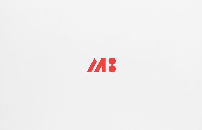 mb real estate market construction business card blue red logo logotype branding corporate design identity mindsparklemag design