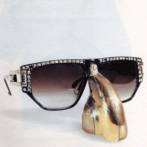 H O O D #stunna #rap #sunglasses #hiphop #vintage #80s #fashion #shades #bling