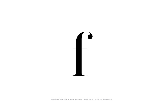 Lingerie Typeface - The Most Advanced Typeface For Fashion And Luxury by Moshik Nadav Typography #Lingerie #Typeface #Fashion #FashionTypogr