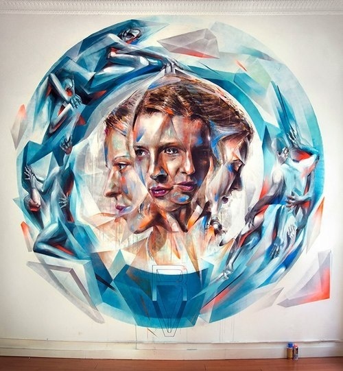 Mural by Vesod Brero #illustration #color #art