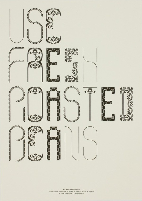 Font in use: Sea Ark Sheep #sheep #sea #ark #typography