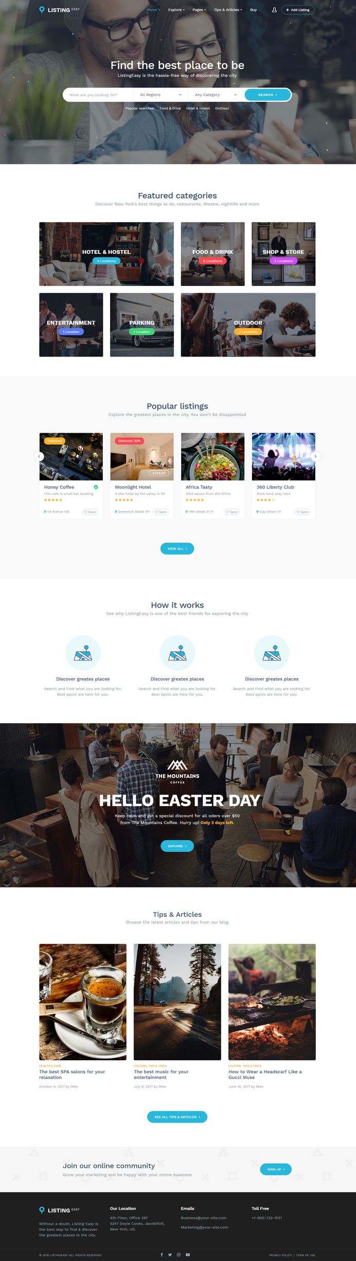 ListingEasy Directory WordPress Theme