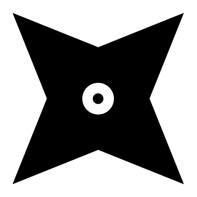 See more icon inspiration related to shuriken, blade, makibishi, cultures, ninjas, assasin, miscellaneous, blades, weapon and security on Flaticon.