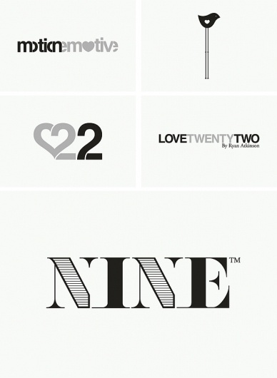 Logos / Marks / Type on the Behance Network #mark #nine #design #identity #logo