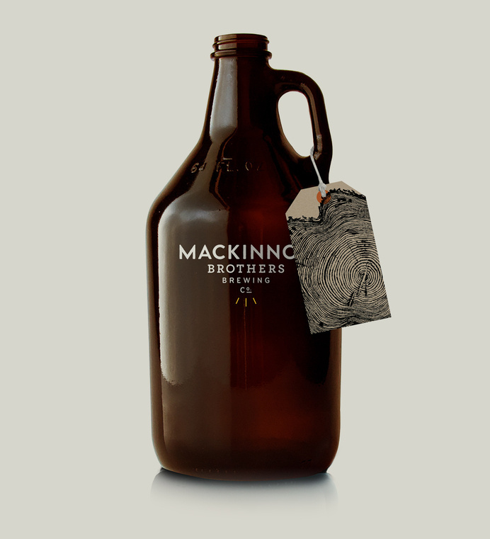 MacKinnon Brothers Brewing Co. #brewery #beer #canada #branding #packaging #design #growler #craft #package