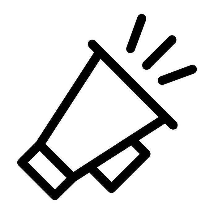 See more icon inspiration related to shout, bullhorn, protest, promotion, megaphone, announcement, loudspeaker, marketing, commerce and shopping, Tools and utensils, announcer and communications on Flaticon.