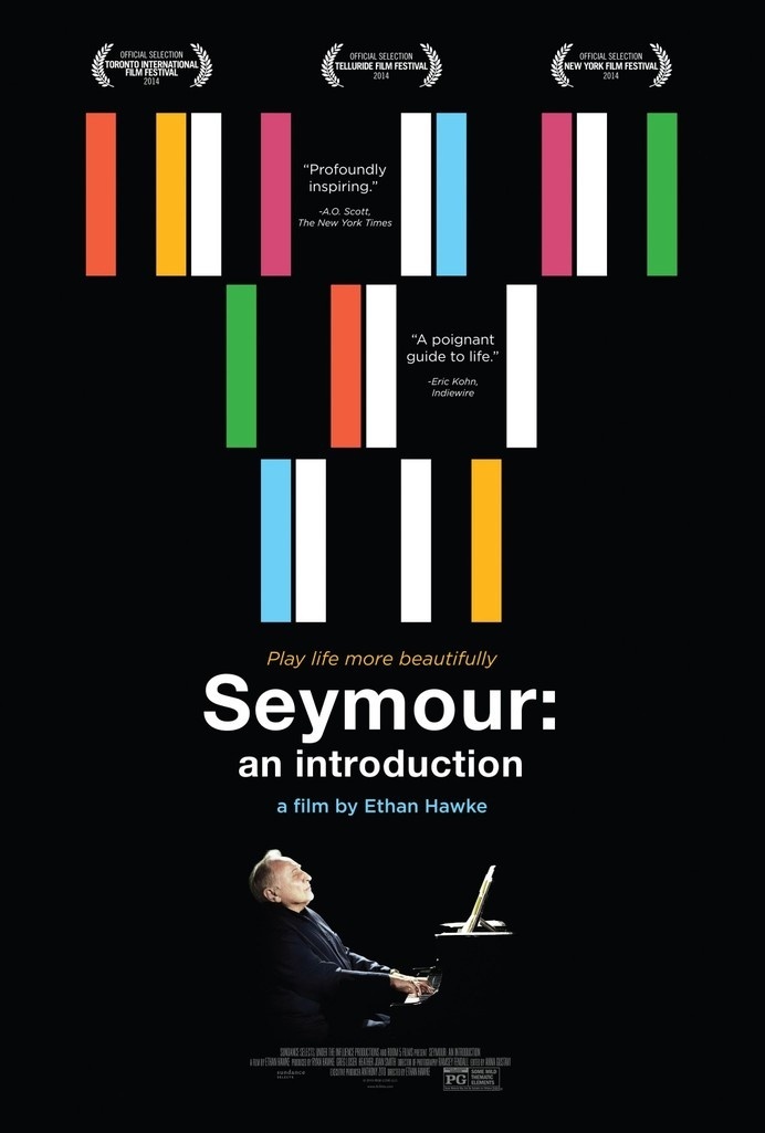 Extra Large Movie Poster Image for Seymour: An Introduction #movie #seymour #hawke #bars #colors #poster #ethan