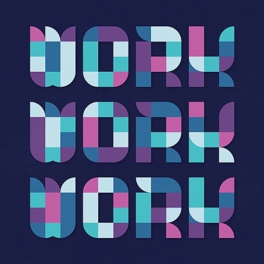 work work work | Flickr - Photo Sharing! #lettering #design #brent #couchman #type #work