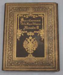 DESCRIPTION OF the CORONATION OF THEIR MAJESTIES to the IMPERIAL EMPEROR OF ALL THE RUSSIAS ALEXANDRE III AND EMPRESS MARIA FÉODOROVNA IN 1883