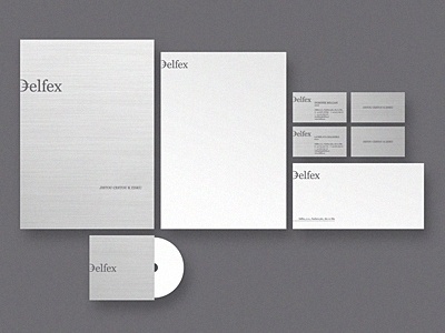 Dribbble - Delfex stationery by Jan Zabransky #loo #branding #design #graphic #corporate #identity #stationery