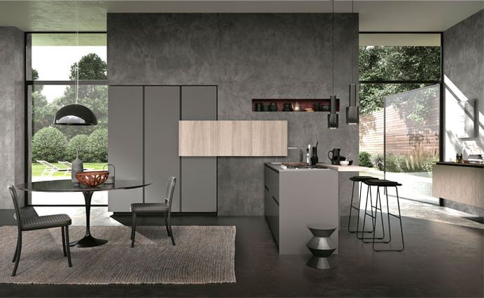 Shades Of Grey - InteriorZine #kitchen #gray