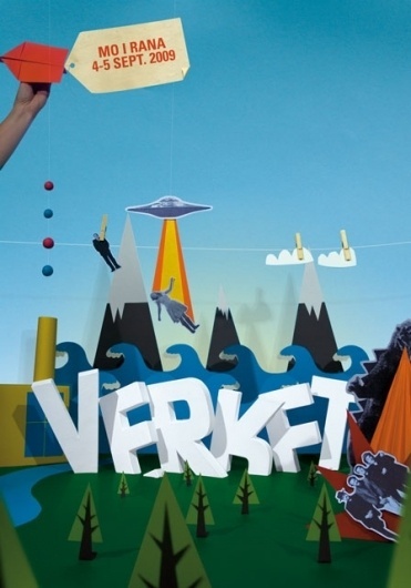 verket.jpg 448×640 pixels #craft #paper #poster