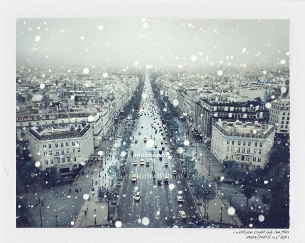 Glossom | Items | IMG_0012092 #winter #snow #polaroid #paris