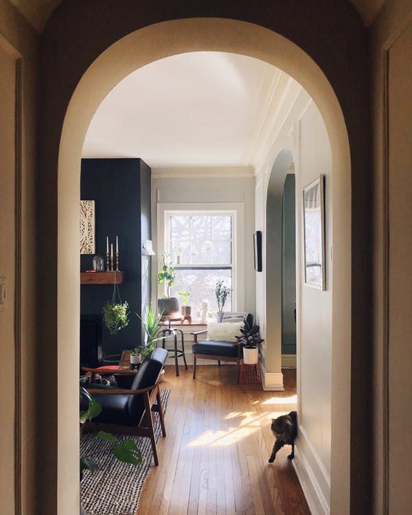 A Plant-Filled Condo With Beautiful Architecture | Apartment Therapy