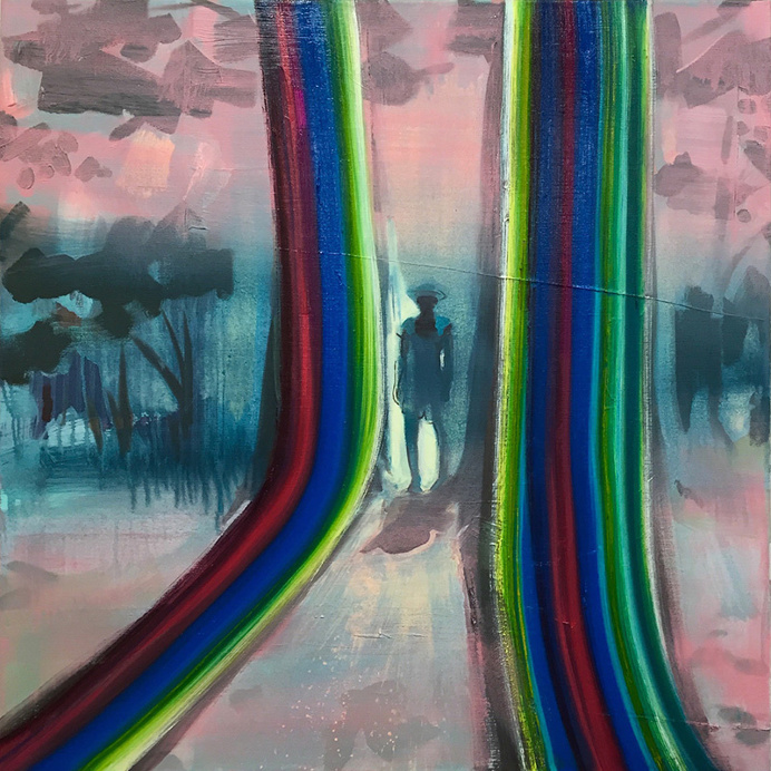 Abstract Oil on Linen Paintings by Andrew Fish