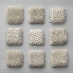 This pin shows how different textures can be created using the same material, and each one of them would feel differently when you touch the surface.
