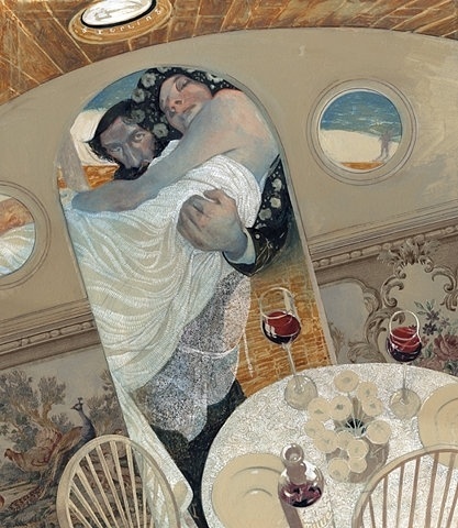 FFFFOUND! | sterling hundley illustration. Editorial Illustration BLUE COLLAR, White Collar #sterling #illustration #hundley