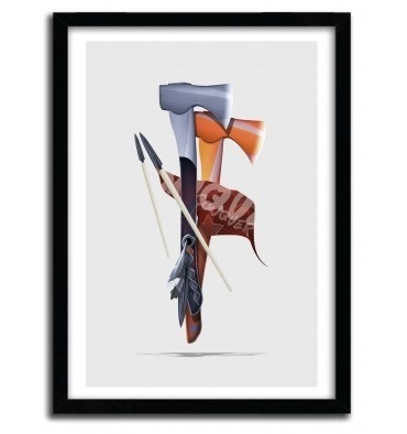 CONQUER by DAVID DELIN #print #art