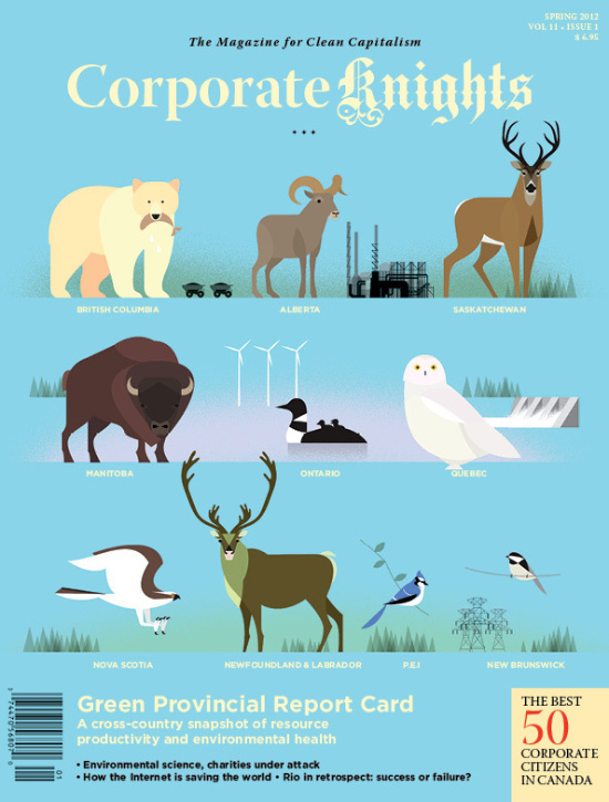 Corporate Knights: Canada - Clayton Junior #illustration