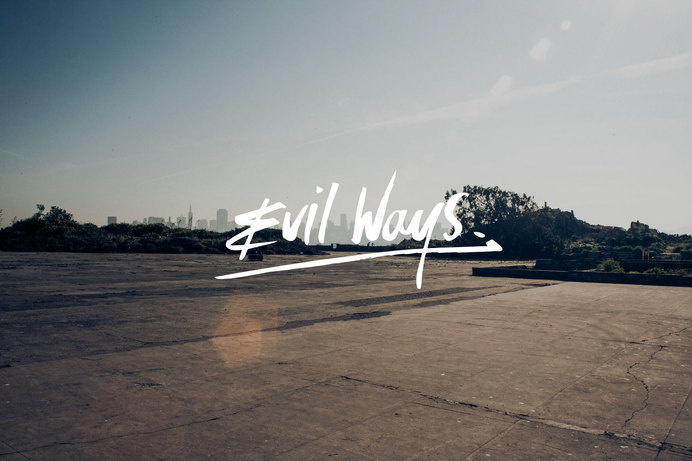 Evil Ways #calligraphy #photography #written #brush #pen #hand #typography
