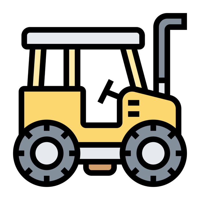 See more icon inspiration related to tractor, farming and gardening, agriculture, side view, transportation, vehicle, profile and transport on Flaticon.