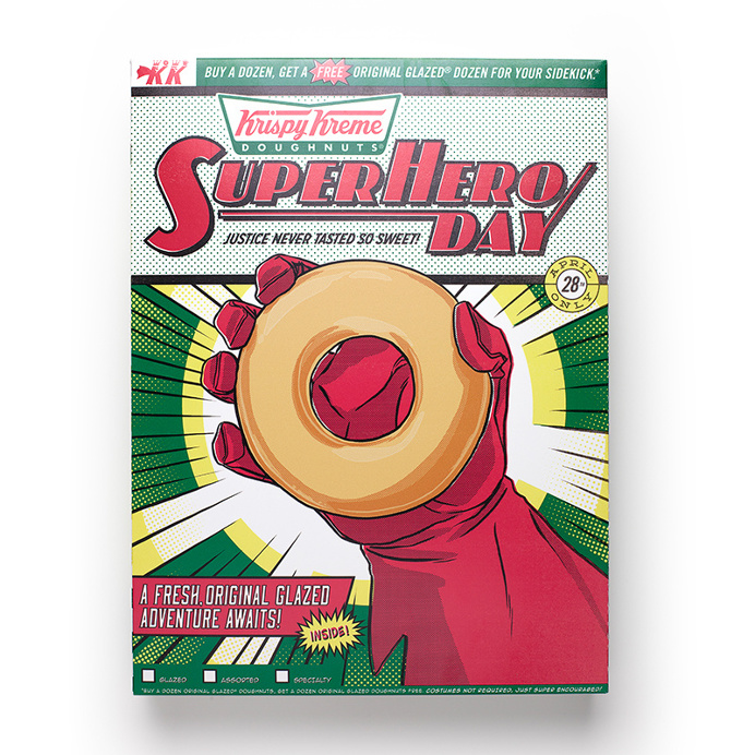Krispy Kreme Comic, Super Hero Box - Paul Tuorto