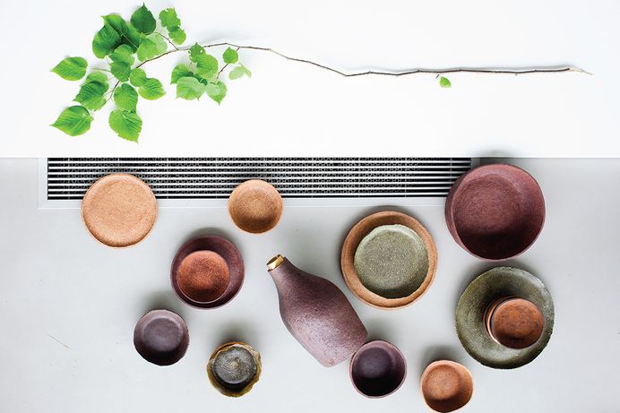 Giria, la vaisselle composée de bois recyclé par Evelina Kudabaité - Blog Esprit Design