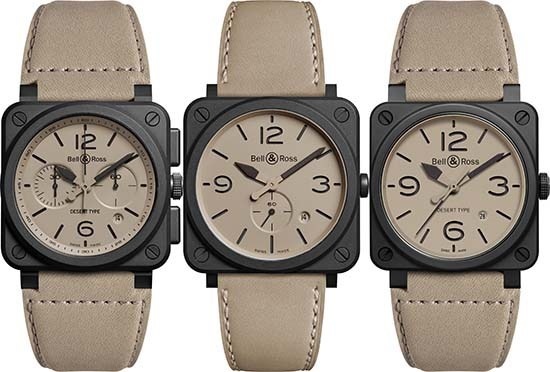 Bell & Ross Desert Type Watch Collection. #BellRoss #DesertType #instawatch #baselworld #baselworld2016 #baselworldabtw #watchnerd #watchma