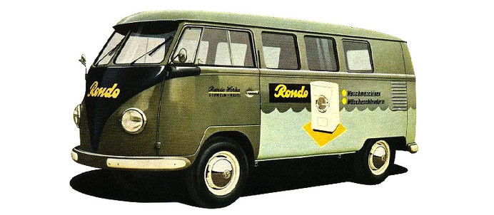 vehicle, VW, bus, advertising, vintage