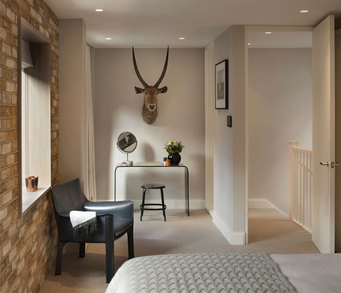 Luxurious London House with Exposed Brick Wall - #decor, #interior, #homedecor,