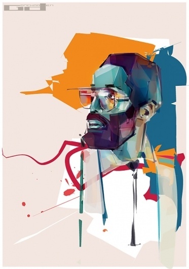 rain on the Behance Network #digital #illustration #painting
