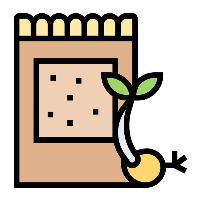 See more icon inspiration related to bag, seed, seed bag, farming and gardening, ecology and environment, fertilizer, organic, gardening, seeds, garden and nature on Flaticon.