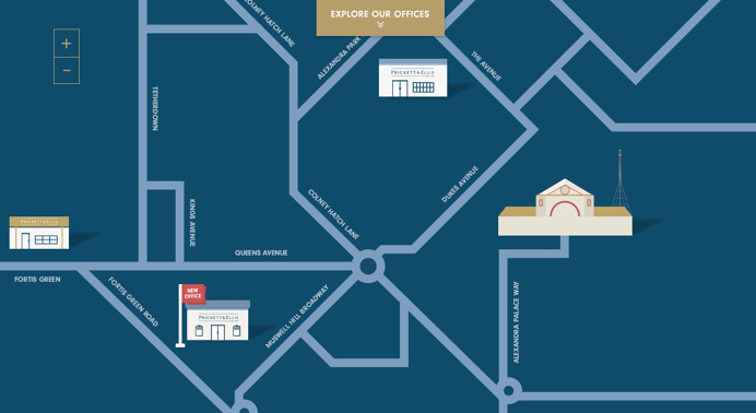 Prickett & Ellis #Rebrand #BrandIdentity #Inspiration #Illustation