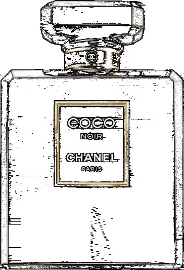COCO NOIR THROUGH BLACK . . . LIGHT REVEALED #chanel #gif