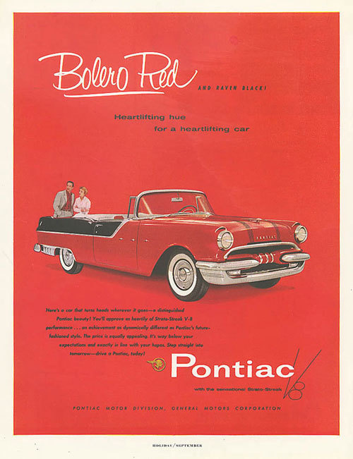 pontiac bolero #print #vintage #advertising