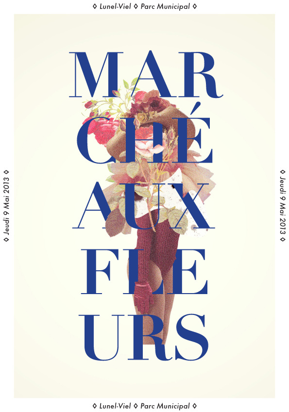 MARCHE LUNEL VIEL on Behance #poster