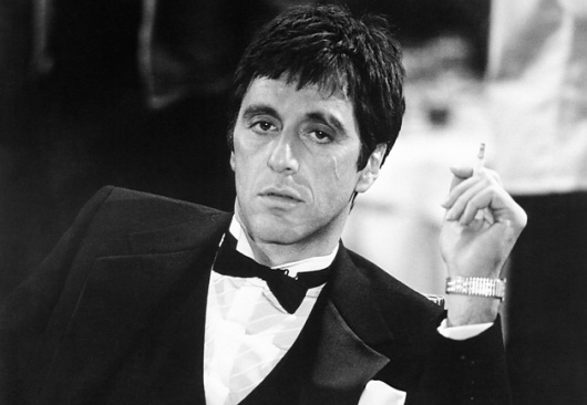 The 25 Most Stylish Criminals in Movies: Style: GQ #pacino #tony #al #scarface #montana