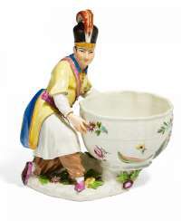 Turk with shell. Meissen #Sets #Teasets #Porcelainsets #Antiqueplates #Plates #Wallplates #Figures #Porcelainfigurines #porcelain