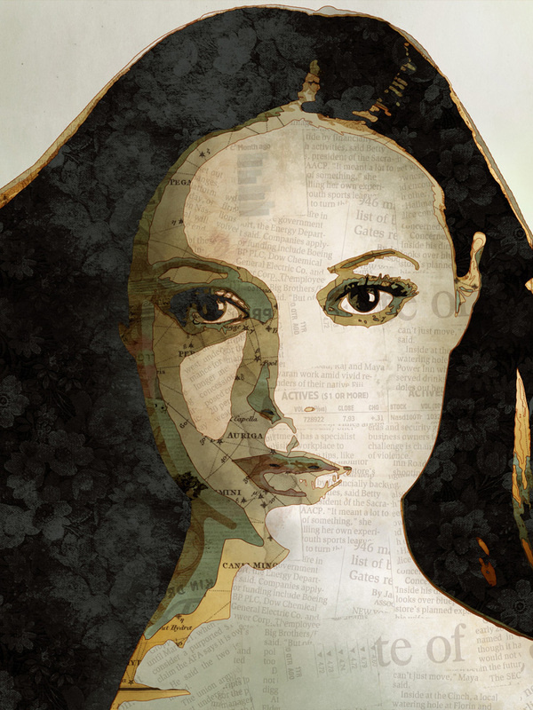 Concrete Butterflies on Packaging Design Served #illustration #portrait #woman