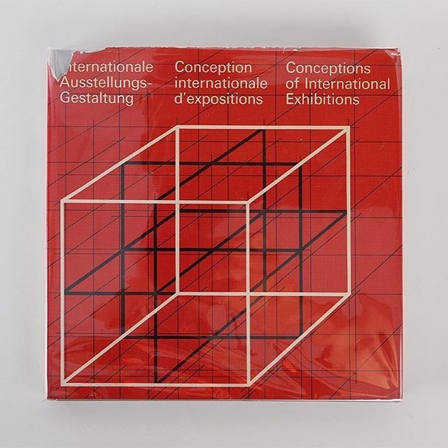 Conceptions of International Exhibitions Book by Hans Neuburg. An icon of the Swiss international typographic style. Via Javier Garcia