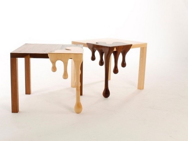 Chocolate tables #tables #fusion #chocolate #furniture #art