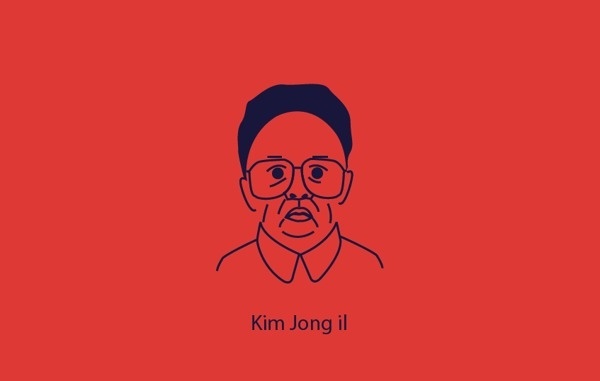 Vector Portraits Series #vector #jong #darrenhealey #kim #il