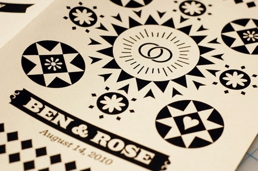 Benjamin Della Rosa // Graphic Design // Illustration #stationary #print #design #identity #wedding