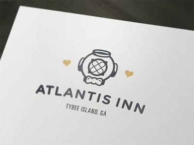 Dribbble - Atlantis Inn update by Trey McKay #atlantis #branding #identity #logo #typography