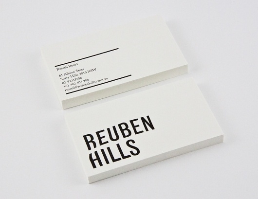 Reuben Hills - Luke Brown #card #business