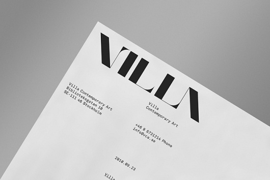 Villa « KurppaHosk #logotype #letterhead #typography