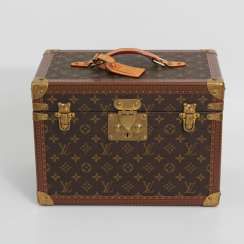 LOUIS VUITTON VINTAGE elegant gray Beauty Case