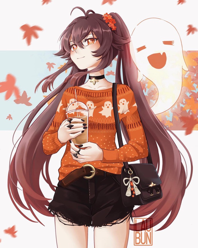 Hu Tao Autumn by LauBun