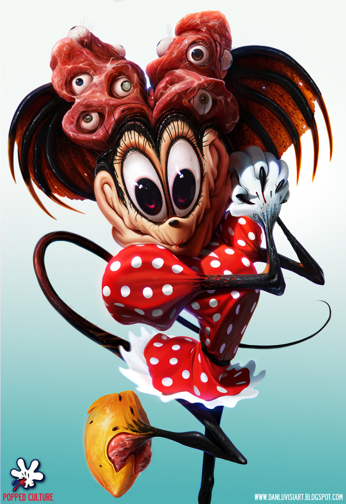 Minnie - by DanLuVisiArt on deviantART #luvisi #disney #dan #minni